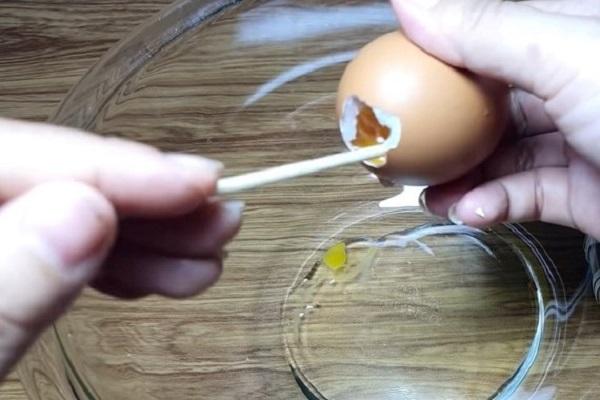 cách hấp trứng gà nướng không bị bể